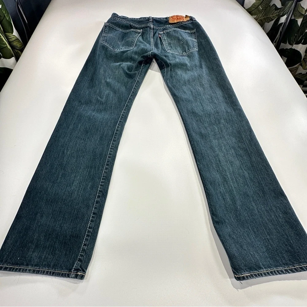 Levi’s 501 Button Fly Straight Leg Jeans Mens W33 L32